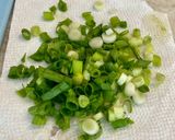 A picture of step 10 of Daikon Radish with Shiitake Mushrooms and Snow Peas.