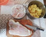 Kukoricadarában sült hal chips krumplival és fokhagymakrémmel recept fázis 2 fotója