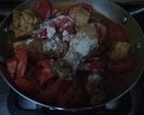A picture of step 4 of Chicken Karhai.