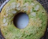 Foto langkah ke 4 dari resep Bolu mentega pandan 2 in 1 (otang).