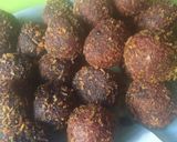 Foto langkah ke 5 dari resep Bola-bola ubi ungu isi coklat.
