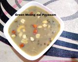 A picture of step 6 of Green Moong dal Payasam.