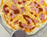 Foto del paso 5 de la receta: "Pizza" rápida para el antojo