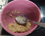 Foto del paso 2 de la receta: Champiñones rellenos con volcán de patata cocida