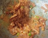 A picture of step 3 of Almond milk pasta.