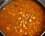 A picture of step 3 of Punjabi thali (Chana mansala & More).