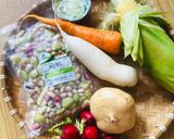 Hình bước làm 1 của món Canh rau củ quả chay