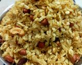 A picture of step 3 of Poha Chivda.