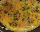 A picture of step 6 of Okra (Bhindi) Omelette.