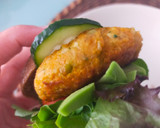 Foto del paso 3 de la receta: Hamburguesa de boniato enriquecida con Agua de mar