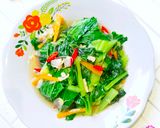 Foto langkah ke 4 dari resep Tumis Sawi Hijau Kuah Simple.