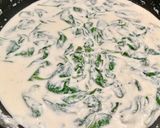 Une image de l'étape 1 de Linguini à la ricotta et aux épinards.