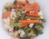 Foto del paso 2 de la receta: Ensalada de vegetales y vinagreta de aguacate