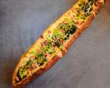 Une image de l'étape 3 de Baguette bâteau brocoli, camembert, saucisse.