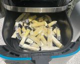 Foto del paso 3 de la receta: Tiras de berenjena con miel en freidora de aire