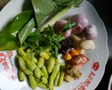 Foto langkah ke 2 dari resep Gulai Sayur Pakis/Paku + Udang.