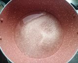 A picture of step 2 of Bombay halwa / Karachi halwa.