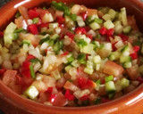 Foto del paso 13 de la receta: Rollitos de jamón y pollo. Pipirrana