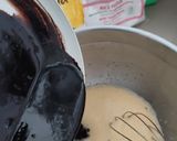 Foto langkah ke 3 dari resep Cake Ketagih (Cake Lukis dengan Cokelat).