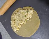 A picture of step 6 of Gobi Paratha.