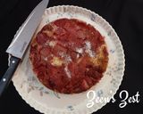 A picture of step 5 of Upside Down Strawberry Cake.
