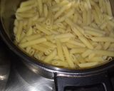 A picture of step 1 of Penne lasagne.