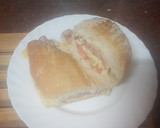 Foto del paso 6 de la receta: Bocadillo de bacon frito, tortilla francesa, tomate y queso