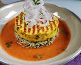 Paneer Steak on spinach rice with makhani gravy recipe step 17 photo