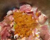 A picture of step 2 of Bhona Gosht.