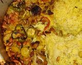 صورة لخطوة 3 من وصفة لحم مع أرز بالتنور