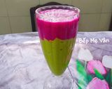 Hình bước làm 4 của món Sinh tố bơ thanh long ruột đỏ