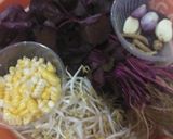 Foto langkah ke 1 dari resep Bayam Merah Bening Campur.