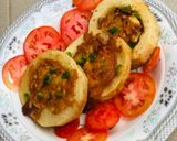 A picture of step 4 of Stuffed ring yam🍽.
