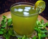 A picture of step 3 of Mint lemonade.