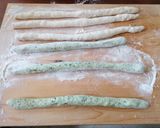 A picture of step 6 of Two-Color Ricotta Gnocchi with Cherry Tomatoes.