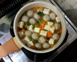 Foto langkah ke 7 dari resep MPASI 1+ atau menyesuaikan Tekstur || Sup Bakso Ikan.