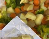صورة لخطوة 3 من وصفة دجاج بالكريمه والفطر وخضار 🥦🍗