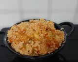 A picture of step 3 of Pav bhaji khichdi.