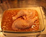 Foto del paso 5 de la receta: Repollo negro queseado y pollo con ajo y koli rabo horneados