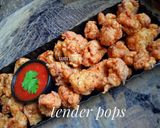 A picture of step 4 of Chicken tender pops.