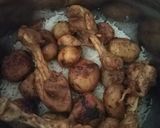 চিকেন বিরিয়ানি(Chicken biriyani recipe in Bengali) রেসিপি ধাপ - 8 ছবি
