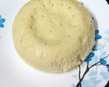 A picture of step 4 of Malai Steam Rava Cake.
