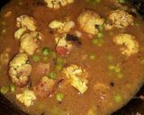 गोभी मटर की रसेदार सब्जी (Gobhi matar ki rasedar sabzi recipe in hindi)  रेसिपी चरण 14 फोटो