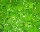 A picture of step 1 of Shahi palak paneer.