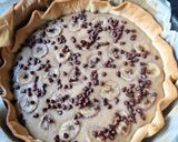 Une image de l'étape 2 de Tarte bananes chocolat.