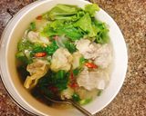 Hình bước làm 10 của món Hoành thánh (buổi sáng cho cả nhà)