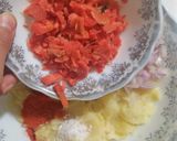 A picture of step 3 of Vegetable Kofta with chapati.