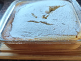 Tortita saludable de ricota, manzana y yogur, sin harina