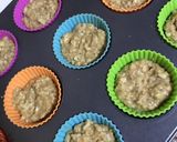 Foto del paso 4 de la receta: Muffins integrales de manzana y canela (relleno 🎁)