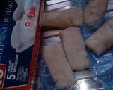 A picture of step 1 of Garlic buttered Prime Hake medallions.